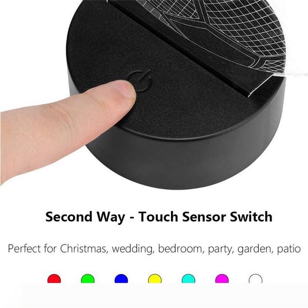 night light 3d lamp holder touch lamp bases night lighting 7 color modern luminous ornament home great for bedroom party
night light 3d lamp holder touch lamp bases night lighting 7 color modern luminous ornament home great for bedroom party