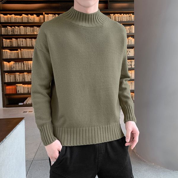 autumn sweater men's warm fashion solid color casual knitted pullover men streetwear wild warm sweaters mens clothes -3xl, White;black
autumn sweater men's warm fashion solid color casual knitted pullover men streetwear wild warm sweaters mens clothes -3xl, White;black