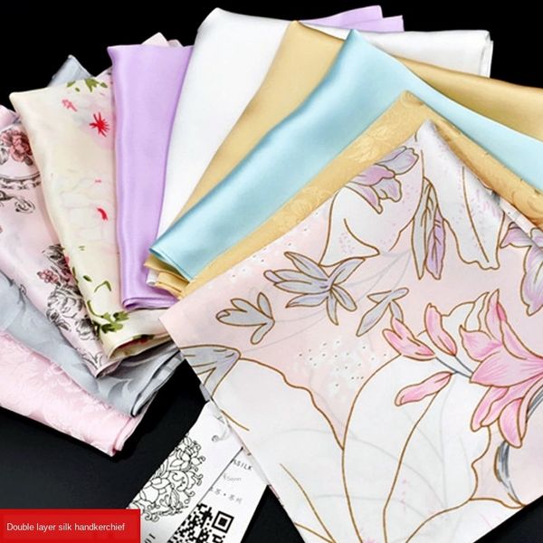 abroad gift mulberry silk skin care solid color printing handkerchief plain crepe satin double silk handkerchief, Blue;white
abroad gift mulberry silk skin care solid color printing handkerchief plain crepe satin double silk handkerchief, Blue;white