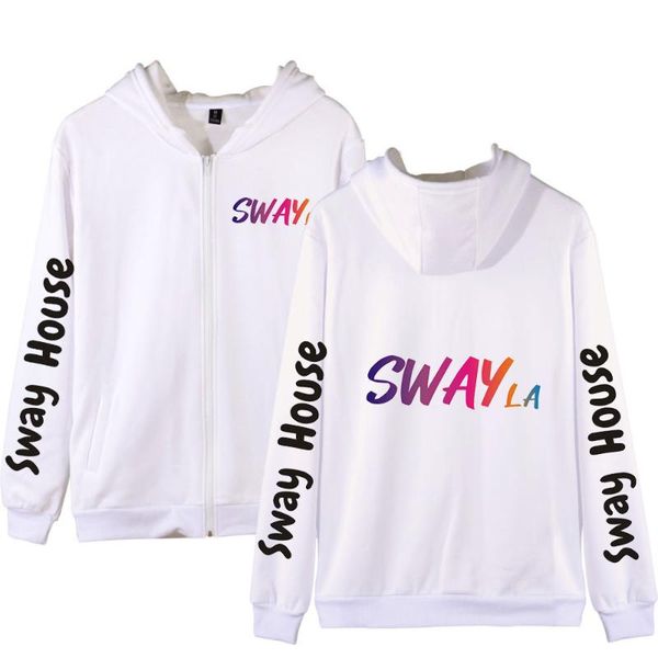 sway house hoodie zipper sweatshirt printed logo internet celebrity zipper hoodies sweatshirts coat men women fashion pullover, Black
sway house hoodie zipper sweatshirt printed logo internet celebrity zipper hoodies sweatshirts coat men women fashion pullover, Black