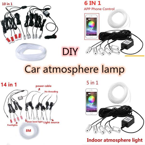 5 6 10 14 in 1 universal rgb control car ambient light car interior lighting decoration lights 8m el neon strip night lights
5 6 10 14 in 1 universal rgb control car ambient light car interior lighting decoration lights 8m el neon strip night lights
