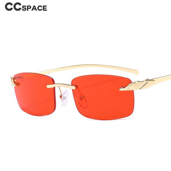 46299 rimless square leopard head small sunglasses men women fashion shades uv400 vintage glasses, White;black
46299 rimless square leopard head small sunglasses men women fashion shades uv400 vintage glasses, White;black