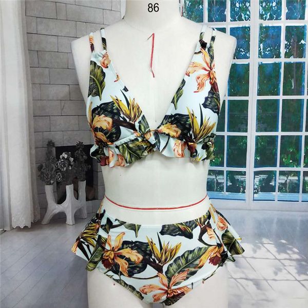 women's swimwear ruffle bikini 2021 women swimsuit push up high waist biquini print bikinis set bathing suit femme string beachwear, White;black
women's swimwear ruffle bikini 2021 women swimsuit push up high waist biquini print bikinis set bathing suit femme string beachwear, White;black