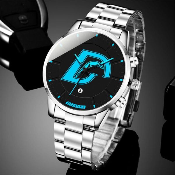 fashion men watch stainless steel band business wristwatch analog quartz watches mens clock, Slivery;brown
fashion men watch stainless steel band business wristwatch analog quartz watches mens clock, Slivery;brown