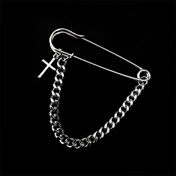 women vintage brooch ladies cross chain badges pins simple fashion jewelry korean couples cute trendy zinc alloy hip hop broszka, Gray
women vintage brooch ladies cross chain badges pins simple fashion jewelry korean couples cute trendy zinc alloy hip hop broszka, Gray