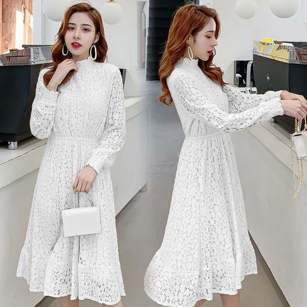 9607# 2020 autumn white cotton lace maternity dress long sleeve slim waist elegant clothes for pregnant women pregnancy
9607# 2020 autumn white cotton lace maternity dress long sleeve slim waist elegant clothes for pregnant women pregnancy