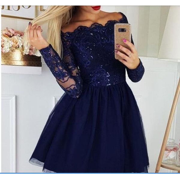 long sleeves lace a-line homecoming dresses tulle applique short prom cocktail party dresses plus size vestidos de festa bc0062, Red
long sleeves lace a-line homecoming dresses tulle applique short prom cocktail party dresses plus size vestidos de festa bc0062, Red