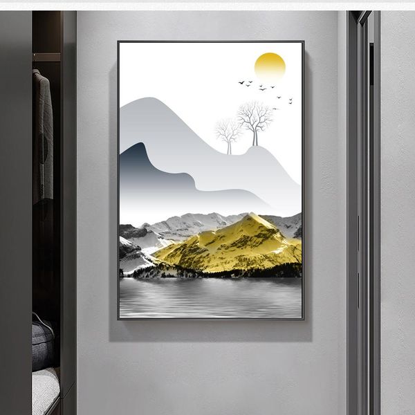 modern abstract landscape art snow mountain sunrise canvas painting wall art pictures for living room home decor (no frame
modern abstract landscape art snow mountain sunrise canvas painting wall art pictures for living room home decor (no frame