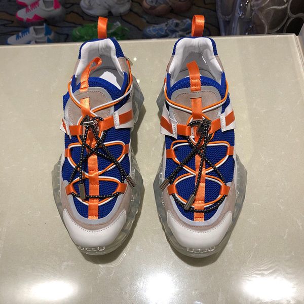 designer womens mens casual shoes luxur white blue orange color matching grid round head platform sneakers with box size 34-45, Black
designer womens mens casual shoes luxur white blue orange color matching grid round head platform sneakers with box size 34-45, Black