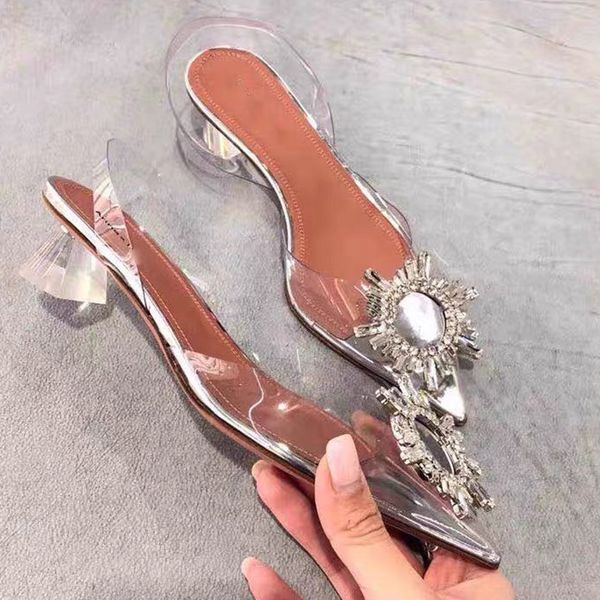 transparent heel women sandals 4cm high heels pointed toe pvc women pumps crystal dress shoes woman clear heels sandalias mujer, Black
transparent heel women sandals 4cm high heels pointed toe pvc women pumps crystal dress shoes woman clear heels sandalias mujer, Black
