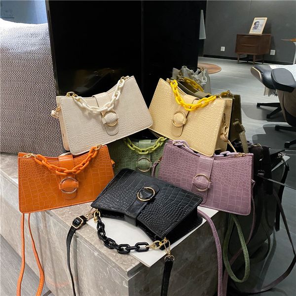 2020 crocodile pattern crossbody bags for women chain handbag leather shoulder bag ladies underarm bag bolsa de hombro
2020 crocodile pattern crossbody bags for women chain handbag leather shoulder bag ladies underarm bag bolsa de hombro
