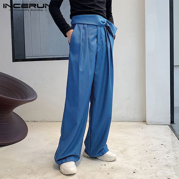 men's pants incerun men high waist joggers casual zipper comfortable pantalones mens fashion wide leg solid color loose trousers s-5xl, Black
men's pants incerun men high waist joggers casual zipper comfortable pantalones mens fashion wide leg solid color loose trousers s-5xl, Black
