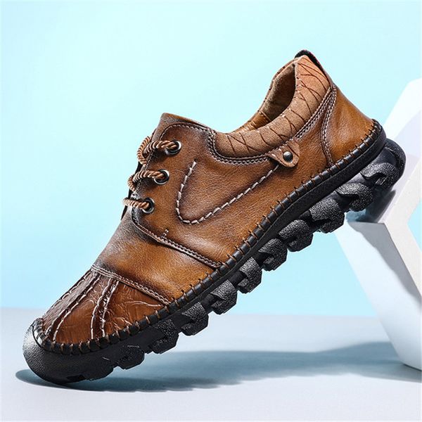 2020 new male fashion wild retro lace up casual leather shoes soft bottom handmade light shoes men cowhide business, Black
2020 new male fashion wild retro lace up casual leather shoes soft bottom handmade light shoes men cowhide business, Black