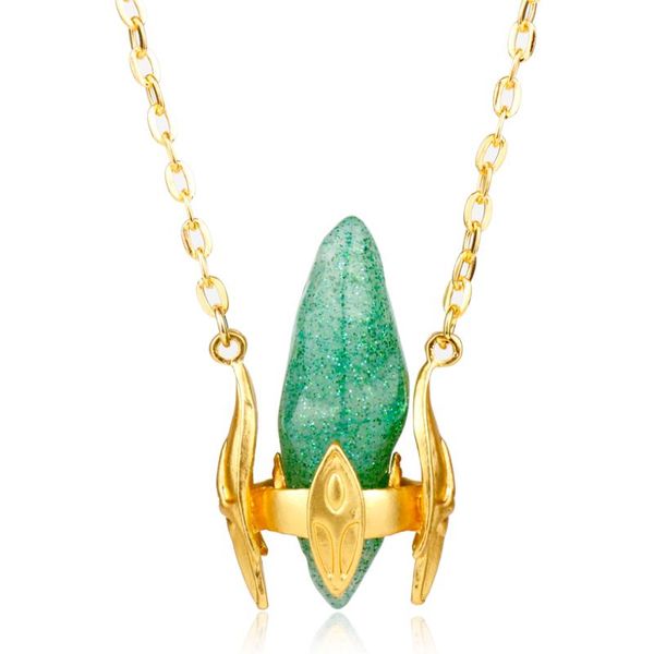 dongsheng new design fashion game jewelry green gem legacy of the void pendant necklace cosplay christmas gift -30, Silver
dongsheng new design fashion game jewelry green gem legacy of the void pendant necklace cosplay christmas gift -30, Silver