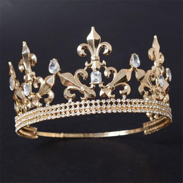 adjustable round gold/silver wedding king tiara crown headpiece for men party hair ornaments rhinestone head jewelry accessories t200522, Slivery;golden
adjustable round gold/silver wedding king tiara crown headpiece for men party hair ornaments rhinestone head jewelry accessories t200522, Slivery;golden