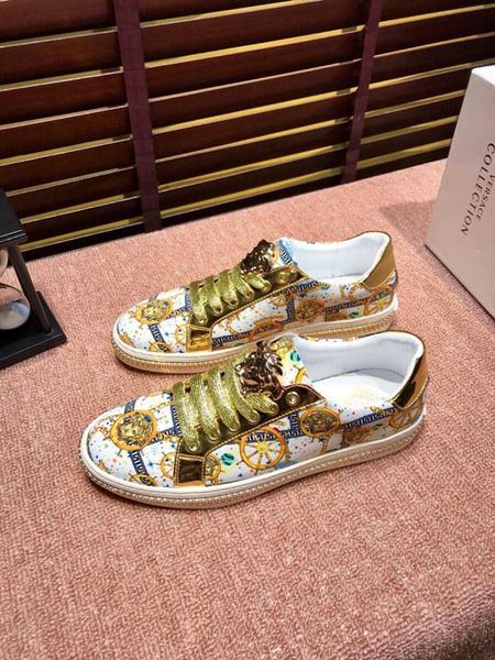 2020s luxury fashion men's shoes low-lace-up embroidered medusa sneakers, high-quality casual wild outdoor shoes, size: 38-45, Black
2020s luxury fashion men's shoes low-lace-up embroidered medusa sneakers, high-quality casual wild outdoor shoes, size: 38-45, Black