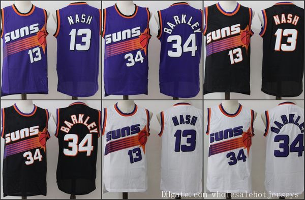 retro steve nash phoenix suns classic mesh retro charles barkley nba men basketball jersey, Black
retro steve nash phoenix suns classic mesh retro charles barkley nba men basketball jersey, Black