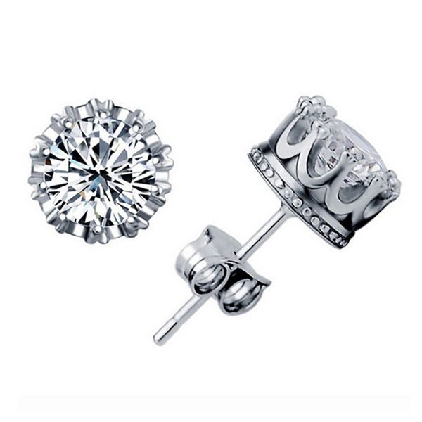 classic women men stud earring romantic zircon silver color small stud earrings wedding brand jewelry for girl party gift, Golden;silver
classic women men stud earring romantic zircon silver color small stud earrings wedding brand jewelry for girl party gift, Golden;silver