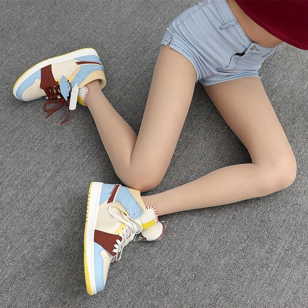 1 Mid Se Fearless Maison Chateau Rouge Cu2803 200 Pale Vanilla Cinnamon High Sneakers Man Women Sneakers Comfortable Sneakers Schoenen