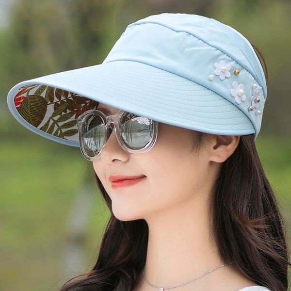 2019 summer fashion new women's big brim sun solid color cycling windproof hat beach sun hat, Blue;gray
2019 summer fashion new women's big brim sun solid color cycling windproof hat beach sun hat, Blue;gray