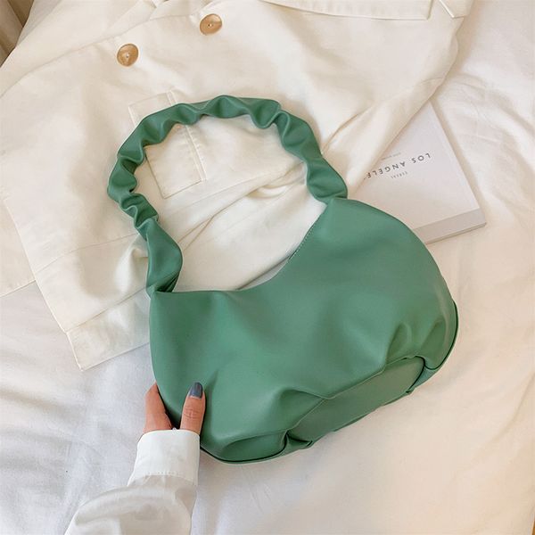 summer pleated cloud shoulder bags for women 2020 fashion half moon dumpling crossbody handbags travel cross body sac femme
summer pleated cloud shoulder bags for women 2020 fashion half moon dumpling crossbody handbags travel cross body sac femme