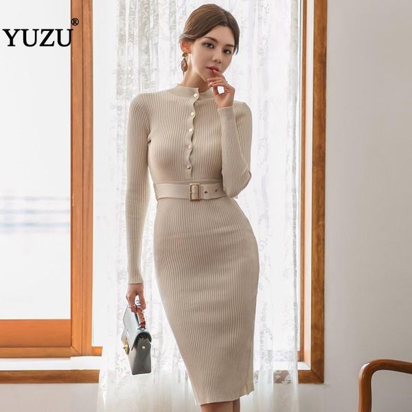 casual dresses sweater dress women long sleeve with belt bodycon office lady autumn 2021 pencil solid knee-length stand collar sexy, Black;gray
casual dresses sweater dress women long sleeve with belt bodycon office lady autumn 2021 pencil solid knee-length stand collar sexy, Black;gray