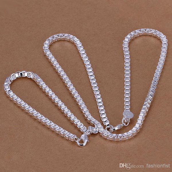 50% off brand new 925 sterling silver jewelry set 4mm 20inch necklace+4mm 8inch bracelet jewelry set 1set
50% off brand new 925 sterling silver jewelry set 4mm 20inch necklace+4mm 8inch bracelet jewelry set 1set
