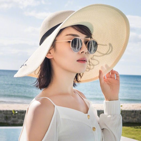 stars with the same straw beach shade sun straw sun hat children's leisure sunshade beach big eaves sunscreen hat, Blue;gray
stars with the same straw beach shade sun straw sun hat children's leisure sunshade beach big eaves sunscreen hat, Blue;gray