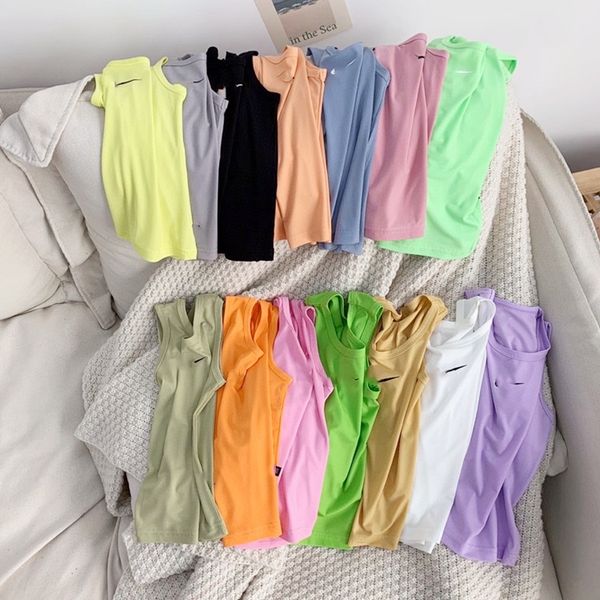 01211 14 colors in ~ small hook ice silk t-shirt children's clothing sleeveless casual t-shirt children's wear, Blue
01211 14 colors in ~ small hook ice silk t-shirt children's clothing sleeveless casual t-shirt children's wear, Blue