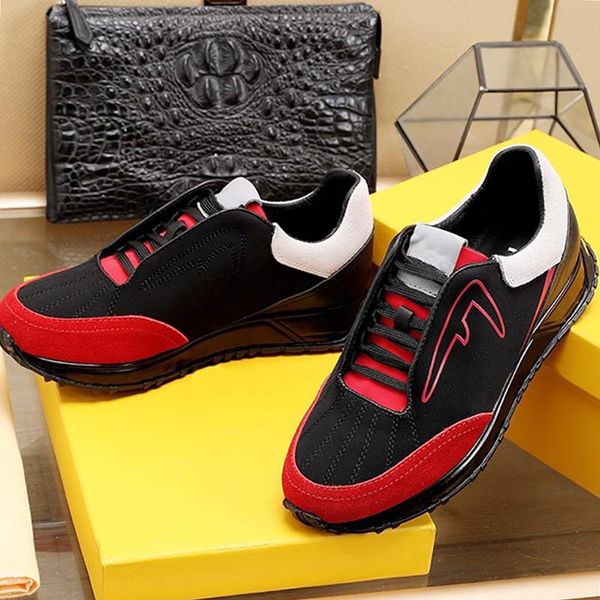 fashion classic scuba low - sneakers men 's shoes drop ship autumn and winter shoes lace -up casual men shoes herren luxus marken, Black