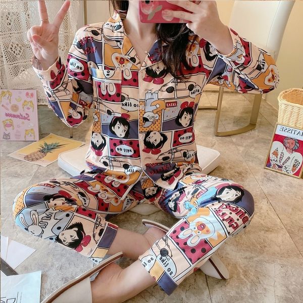 factory sales autumn cardigan pajamas female milk silk girl loose large size home milk silk home clothes set clothes set, Blue;red
factory sales autumn cardigan pajamas female milk silk girl loose large size home milk silk home clothes set clothes set, Blue;red