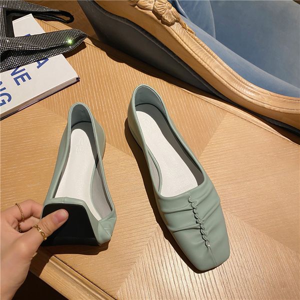 elegant square toe shoes woman 2020 women's ballerinas shallow mouth female footwear soft loafers with fur new ballet dress, Black
elegant square toe shoes woman 2020 women's ballerinas shallow mouth female footwear soft loafers with fur new ballet dress, Black