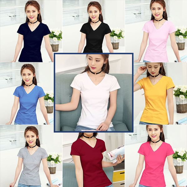 sellers women's t shirt solid color short sleeve womens designer t shirts women slim women designer clothes, White
sellers women's t shirt solid color short sleeve womens designer t shirts women slim women designer clothes, White