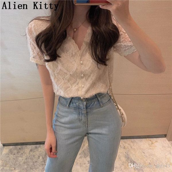 hj v-neck loose korea chic women short sleeve fresh all-match simple sweet shirt, White
hj v-neck loose korea chic women short sleeve fresh all-match simple sweet shirt, White