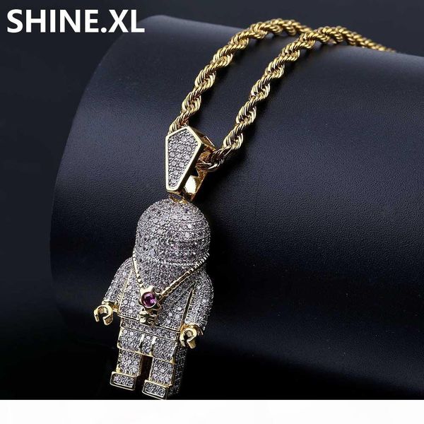 ожерелье hip hop цвета золота гальваническим spaceman ожерелье micro pave циркон iced out астронавт подвеска для мужчин, Silver
ожерелье hip hop цвета золота гальваническим spaceman ожерелье micro pave циркон iced out астронавт подвеска для мужчин, Silver