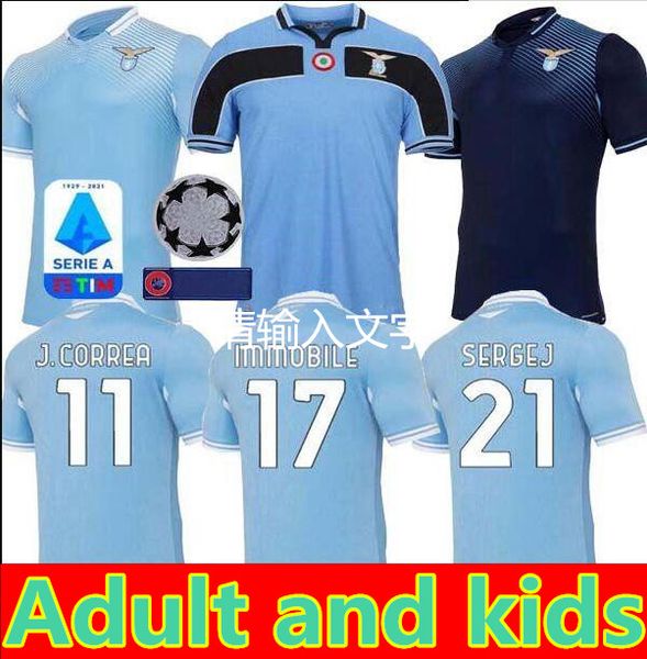 20 21 lazio soccer jerseys 120th anniversary 2020 2021 maglie immobile luis bastos alberto sergej home third men kids kit football shirts, Black;yellow
20 21 lazio soccer jerseys 120th anniversary 2020 2021 maglie immobile luis bastos alberto sergej home third men kids kit football shirts, Black;yellow