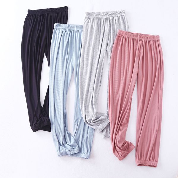 new soft modal sleep buttoms casual elastic waist loose pajamas pants solid spring autumn homewear nightwear pants women, Black;red
new soft modal sleep buttoms casual elastic waist loose pajamas pants solid spring autumn homewear nightwear pants women, Black;red