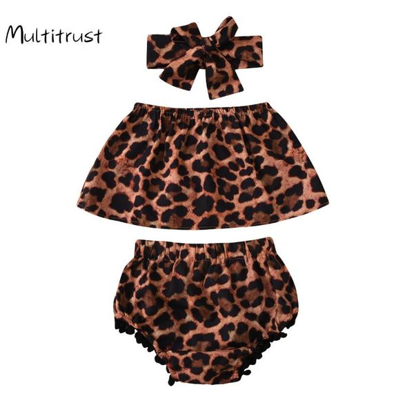 infant baby girl clothes leopard print off shoulder +shorts +headband 3pcs outfits baby clothing size 0-24m, White
infant baby girl clothes leopard print off shoulder +shorts +headband 3pcs outfits baby clothing size 0-24m, White