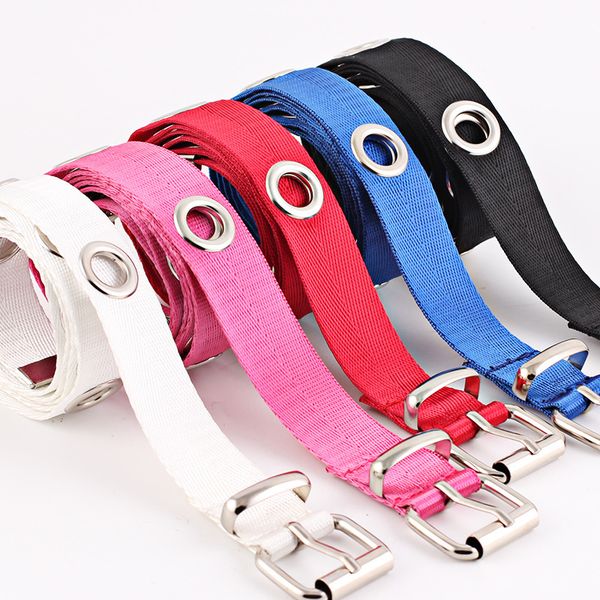 fashion canvas belt casual hollow hole buckle belt adjustable solid color waist strap for women men students jeans colorful, Black;brown
fashion canvas belt casual hollow hole buckle belt adjustable solid color waist strap for women men students jeans colorful, Black;brown