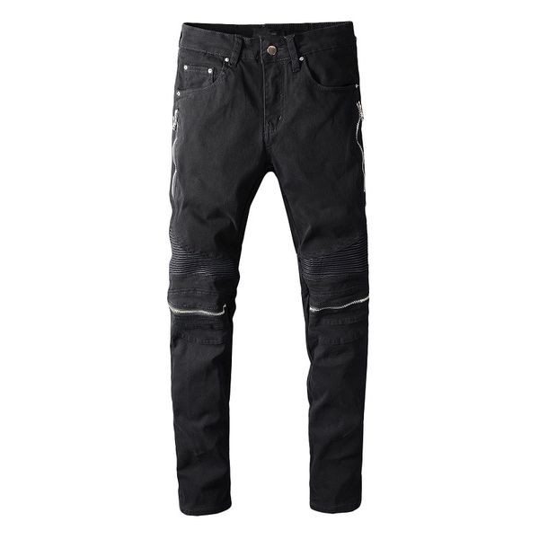 new arrival mens designer jeans classic vintage black trousers cowboy famous brand zipper designer hip hop denim us size 28-40, Blue
new arrival mens designer jeans classic vintage black trousers cowboy famous brand zipper designer hip hop denim us size 28-40, Blue