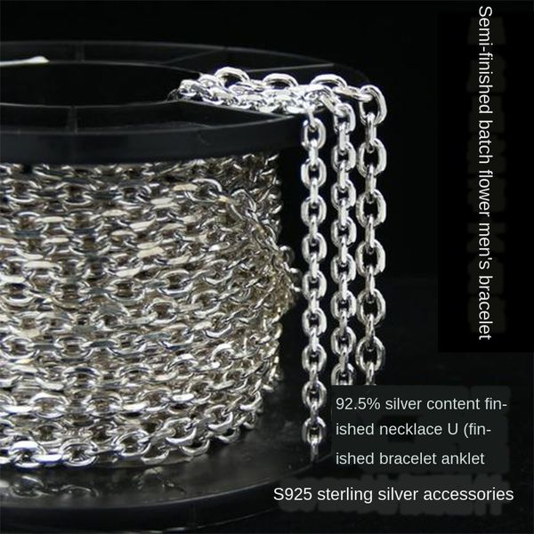 ct4mx s925 sterling silver tajiao accessories necklace chain 2-4mm thick cross-batch angle woven chain manual div semi-finished necklace acc
ct4mx s925 sterling silver tajiao accessories necklace chain 2-4mm thick cross-batch angle woven chain manual div semi-finished necklace acc