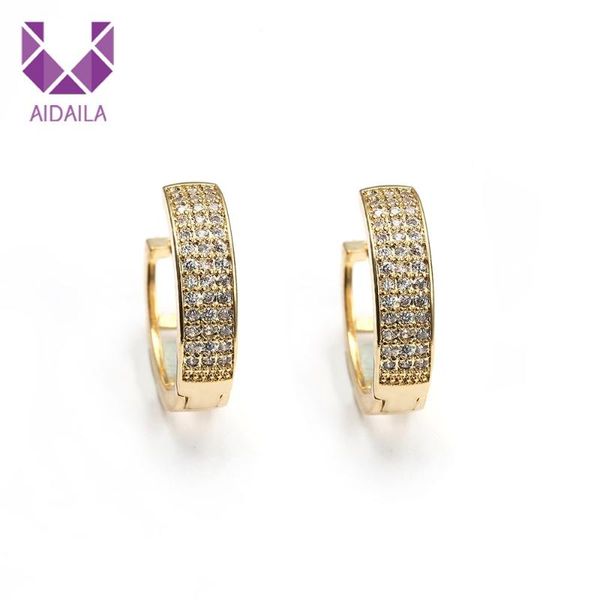 women hoop earrings with full + cubic zirconia zircon earrings wedding design brinco new jewelry, Golden
women hoop earrings with full + cubic zirconia zircon earrings wedding design brinco new jewelry, Golden
