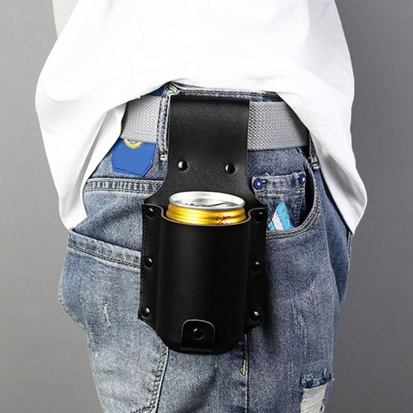 portable beers holster bottle waist leather belt bag beverage can holder for outdoor climbing hiking camping als88
portable beers holster bottle waist leather belt bag beverage can holder for outdoor climbing hiking camping als88