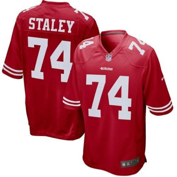 дешевые джо staley # 74 мужских scarlet top xs-5xl прошитого футбол трикотажных изделий, Gray
дешевые джо staley # 74 мужских scarlet top xs-5xl прошитого футбол трикотажных изделий, Gray