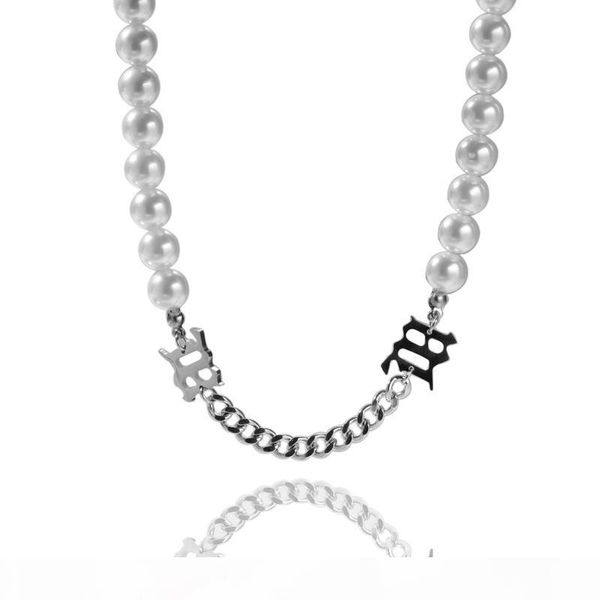 pearl steel chain stitch hip hop necklace jewelry mens womens pearl beaded necklaces retro clavicle chain collar necklace, Silver
pearl steel chain stitch hip hop necklace jewelry mens womens pearl beaded necklaces retro clavicle chain collar necklace, Silver