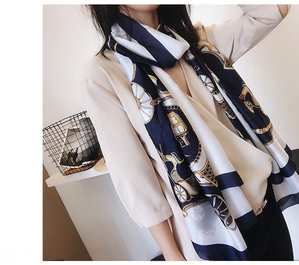 new high-end silk shawl scarf women's printed mulberry silk beach sunscreen shawl scarf, Blue;gray
new high-end silk shawl scarf women's printed mulberry silk beach sunscreen shawl scarf, Blue;gray