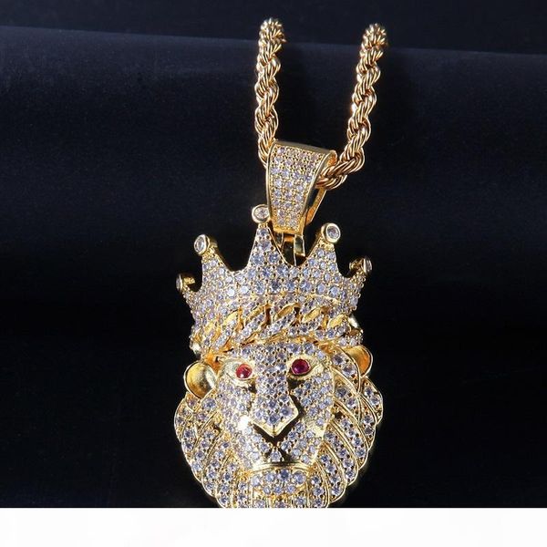 crown lion pendant necklace new mens hip hop necklace jewelry gold plated iced out pendant necklaces, Silver
crown lion pendant necklace new mens hip hop necklace jewelry gold plated iced out pendant necklaces, Silver