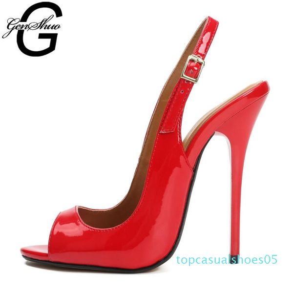 genshuo 2020 spring black narrow band pu leather high heels sandals summer lace up ankle strap roman sandalias mujer zapatos t05
genshuo 2020 spring black narrow band pu leather high heels sandals summer lace up ankle strap roman sandalias mujer zapatos t05