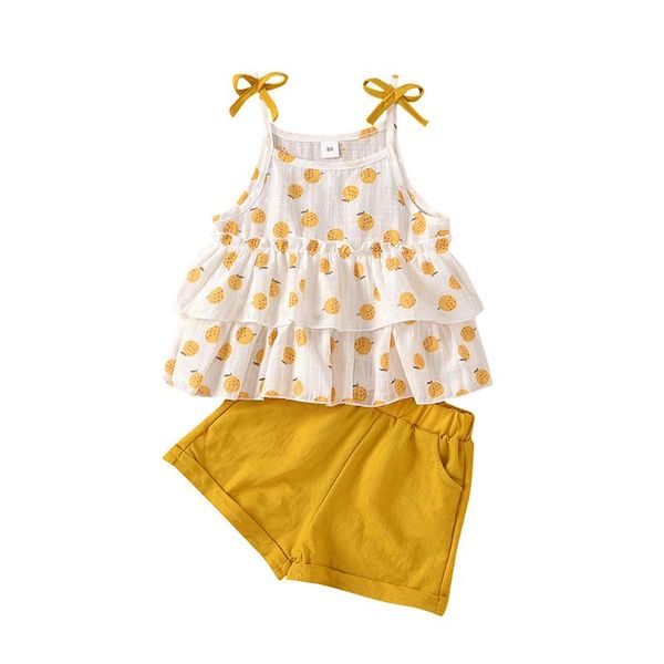 clothing sets toddler baby girl clothes summer kids children girls strap sleeveless bow ruffles solid shorts pants outfits baby's, White
clothing sets toddler baby girl clothes summer kids children girls strap sleeveless bow ruffles solid shorts pants outfits baby's, White