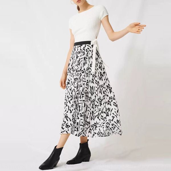 french m home 2020 summer new long long skirt abstract pattern printing design pleated high waist mid-length skirt for women, Black
french m home 2020 summer new long long skirt abstract pattern printing design pleated high waist mid-length skirt for women, Black